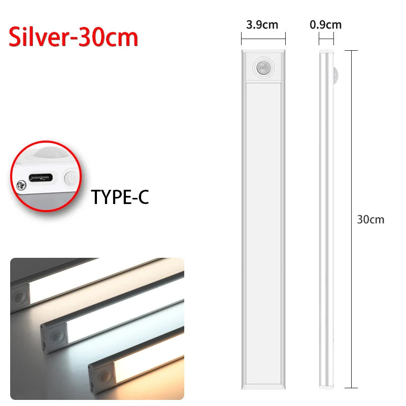 Motion Sensor LED Cabinet Light – Rechargeable