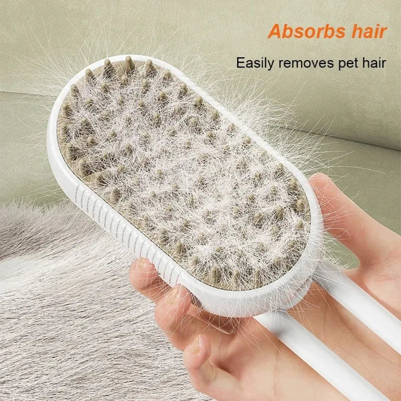 3-in-1 Steam Pet Brush