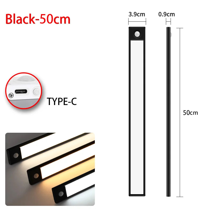 Motion Sensor LED Cabinet Light – Rechargeable