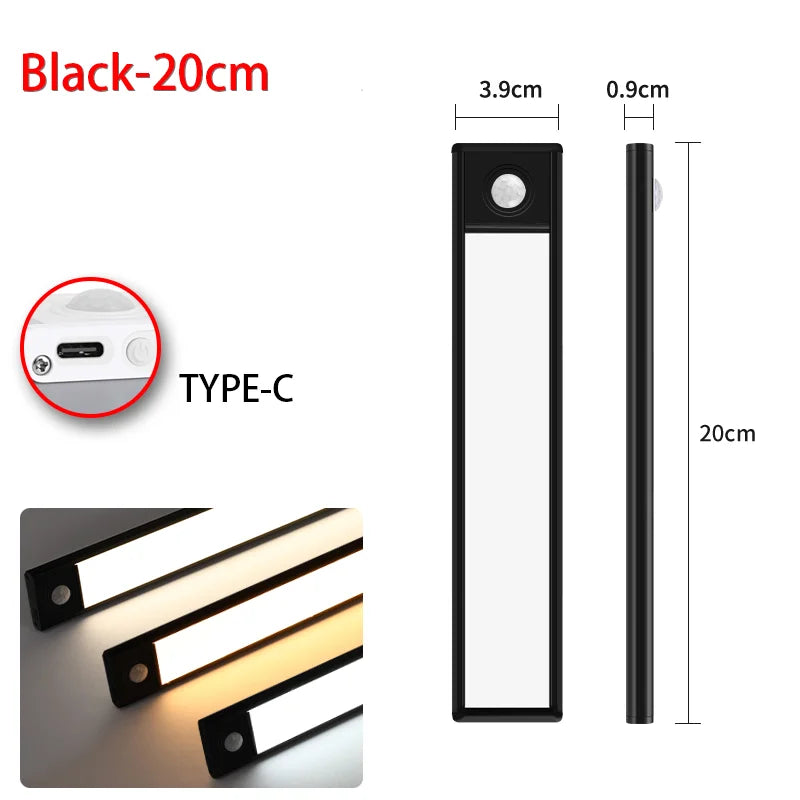 Motion Sensor LED Cabinet Light – Rechargeable