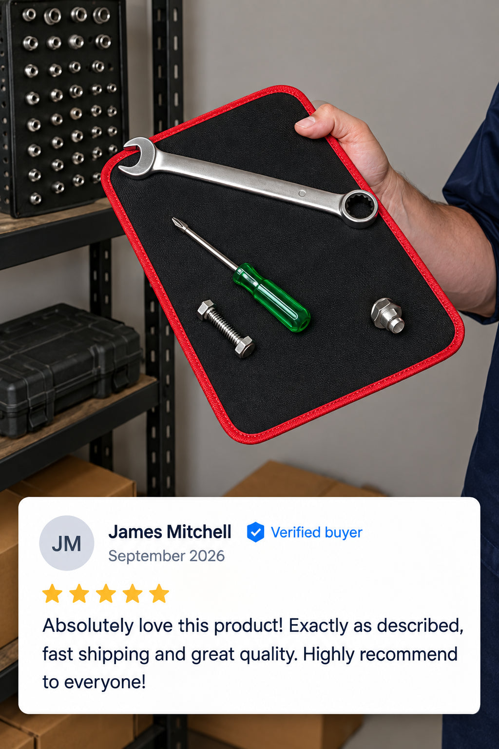 Ultra-Grip Flexible Magnetic Tool Mat